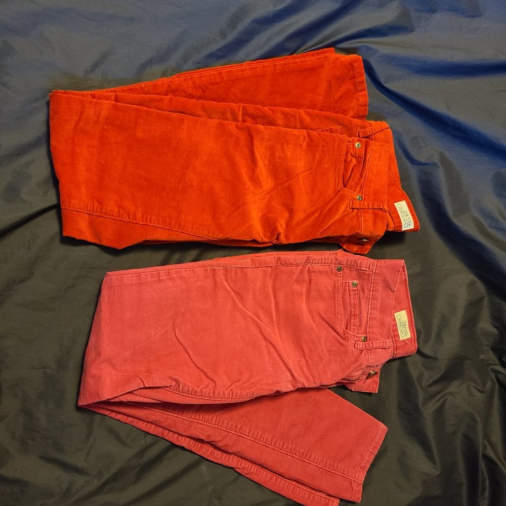 Gap 1969 Women Corduroy Legging Jeans - 2 pants - Picture 5 of 8